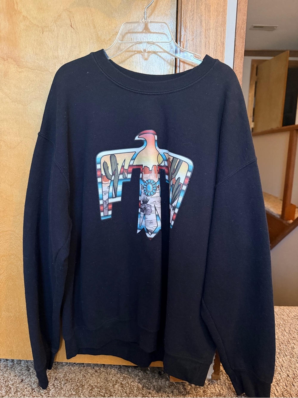 Women’s Western Thunderbird Crew Neck Sweatshirt